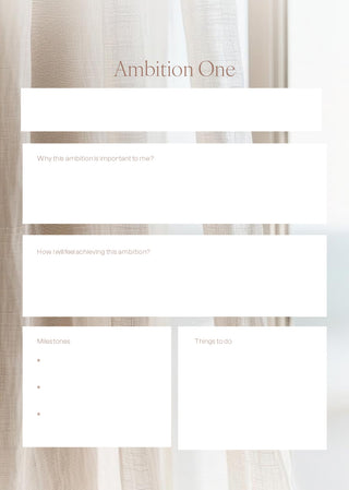 2026 Overachiever's Reset Planner - Digital